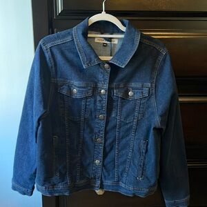 Women’s Dark Blue Jean Jacket 
Paper + Stitch - size 16